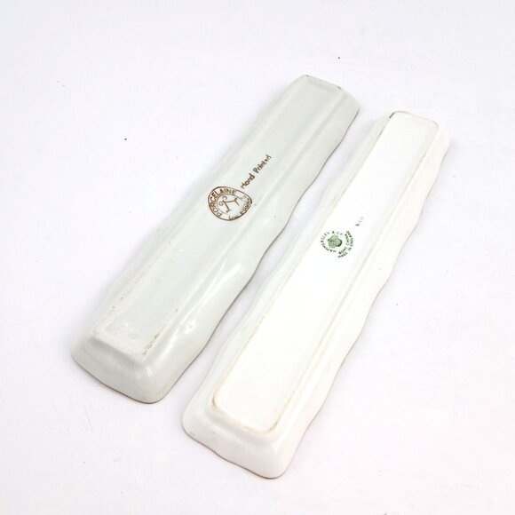 Limoges France Hand Painted Candy or Nut Serving Dish With 2 Mint Trays Vintage - Picture 14 of 16